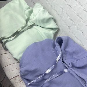 Two hoodies. Lightly used.